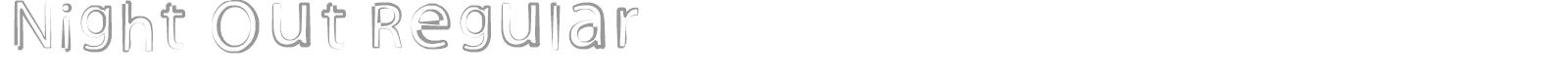 Night Out font preview